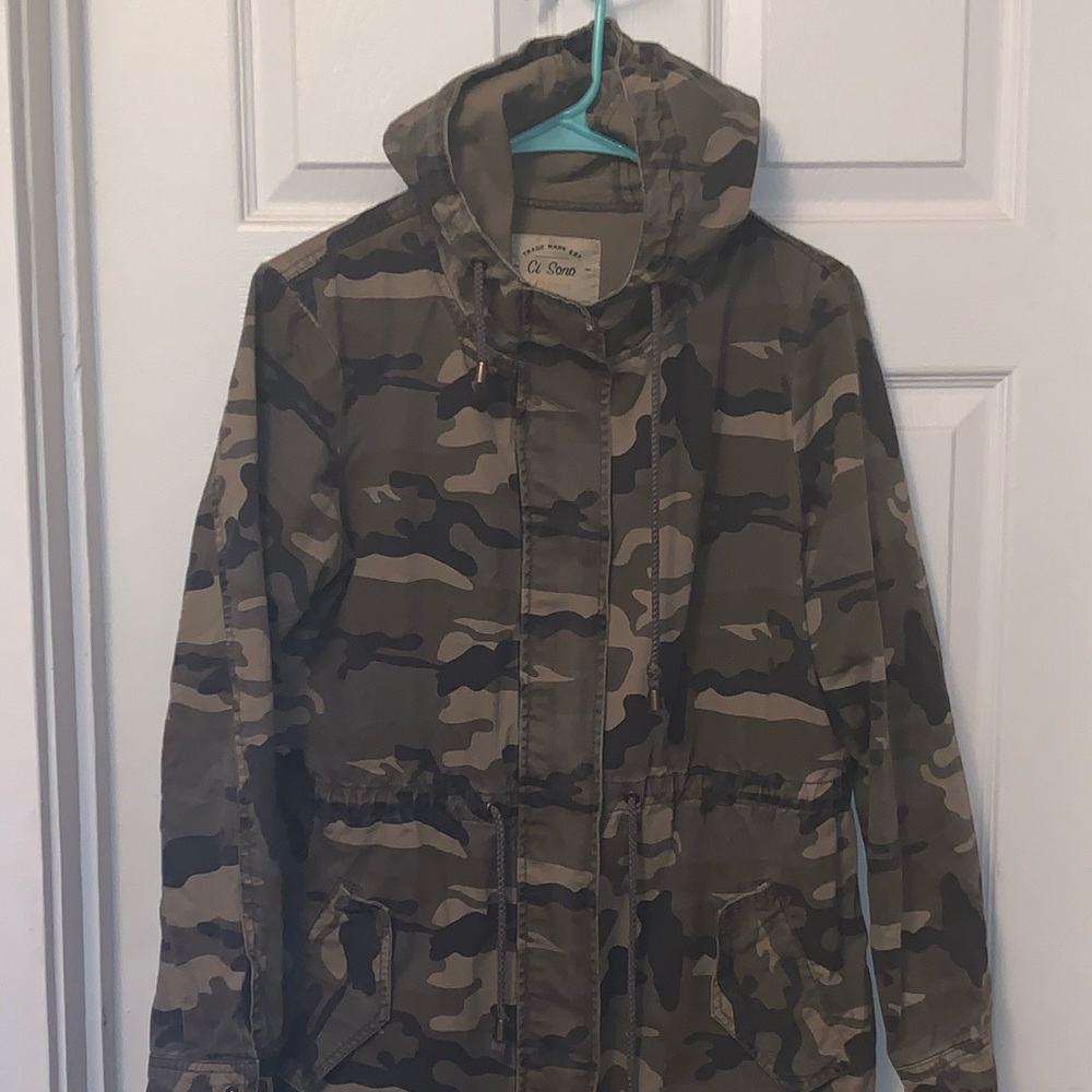 Army Print Jacket